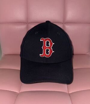 Boston Red Sox New Era 39THIRTY Hat - Navy Stretch Fit Cap - Size Small/Medium